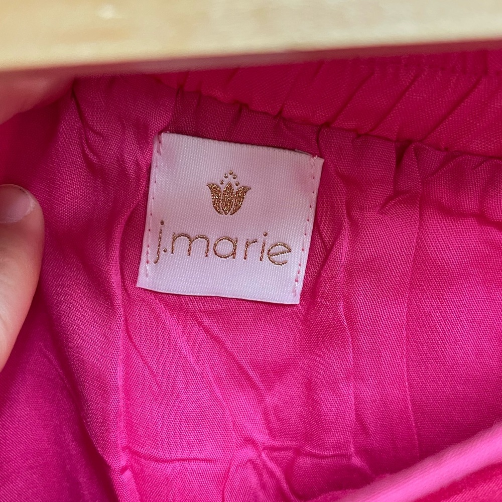 J. Marie Pink Embroidered Wrap Skirt - Picture 5 of 9